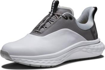 Footjoy Quantum White/Grey/Silver 46 Pánske golfové topánky