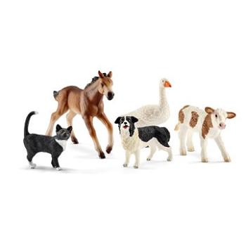 Schleich 42386 - Farmárske zvieratá, súprava 5 ks (4059433572833)