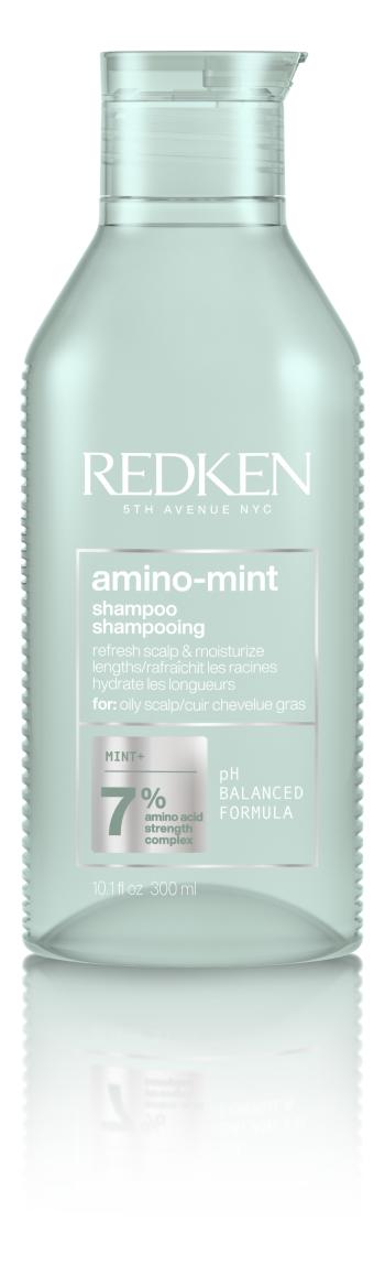 Redken Șampon de curățare pentru piele sensibilă și păr cu lubrifiere rapidă Amino Mint (Shampoo) 300 ml