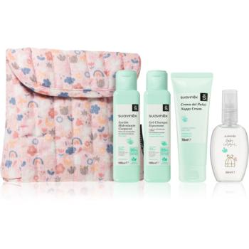 Suavinex Baby Care Essentials Set Pink cestovná sada pre deti