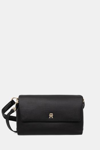 Kabelka Tommy Hilfiger čierna farba, AW0AW17695