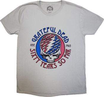 Grateful Dead Tričko Stealie 60 Unisex Grey XL