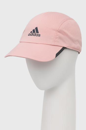 Čiapka adidas Performance HE9760 ružová farba, s potlačou