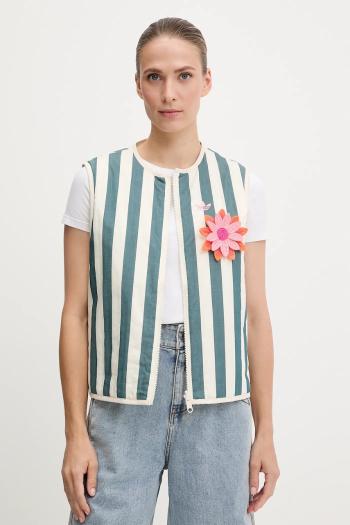 Vesta adidas Originals dámska, béžová farba, prechodná, KC0674