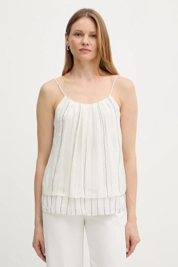 Blúzka BOSS biela farba, vzorovaná, 50539921