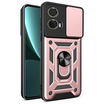 RING CAMERA Kryt s držiakom pre Motorola Moto G85 5G ružový