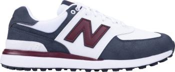 New Balance 574 Greens V2 White/Navy/Red 42 Pánske golfové topánky