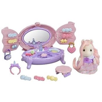 Sylvanian families Toaletná súprava s príslušenstvom a česacím poníkom (5054131057049)