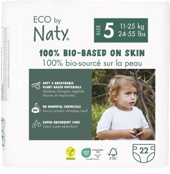 ECO BY NATY Plienky jednorázové 5 Junior 11-25kg 22 ks