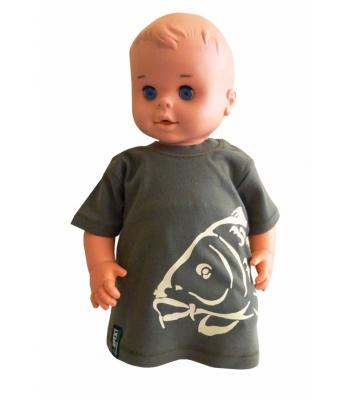 R-spekt baby tričko khaki - 3-6 mes