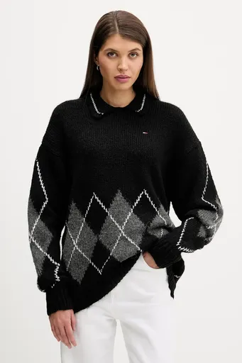 Sveter s prídavkom alpaky Tommy Jeans