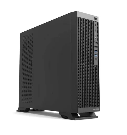 1stCOOL skriňa COMPACT 2, Micro Tower, AU, USB 3.0, USB-C, CR, 1x 60mm Fan, čierna