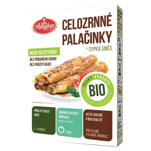 AMYLON Celozrnné palacinky 250 g BIO