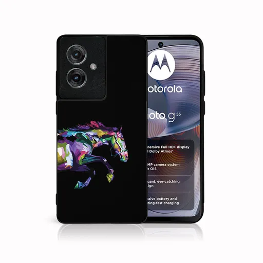 MY ART Ochranný kryt pre Motorola Moto G55 5G HORSE (249)