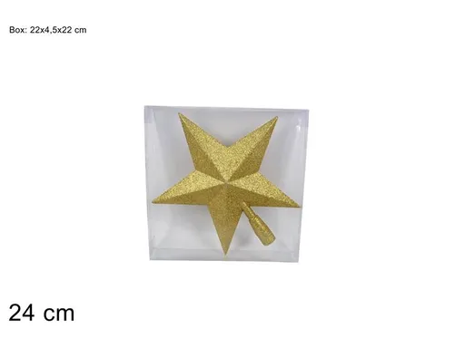MAKRO - Hviezda na stromček 24cm