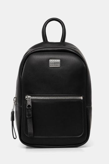 Ruksak Tommy Jeans dámsky, čierna farba, malý, jednofarebný, AW0AW17285