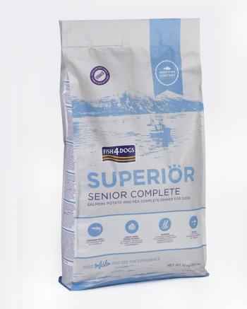 FISH4DOGS Granule veľké pre starších psov Superior losos so zemiakmi 12 kg