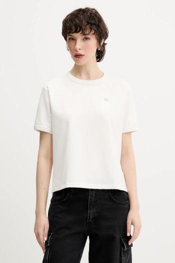 Tričko adidas Originals P Ess T-Shirt dámske, biela farba, JW3654