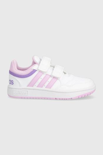 Detské tenisky adidas Originals HOOPS 3.0 CF C biela farba