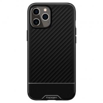 Spigen Core Armor silikónový kryt na iPhone 12 Pro Max, čierny (ACS01471)