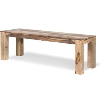 Jedálenská lavica RUSTIC, masívny sheesham (3535)