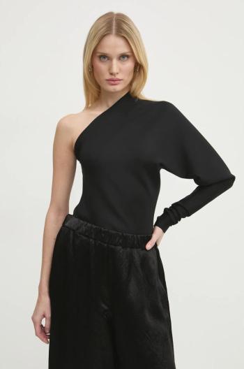 Blúzka Rick Owens Lilies dámska, čierna farba, jednofarebná, LI02D5220NEOS