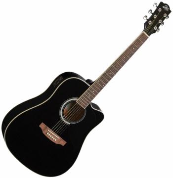 Eko guitars Ranger CW EQ Black Elektroakustická gitara Dreadnought