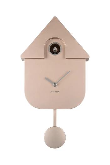 Kukučkové hodiny Karlsson Modern Cuckoo Metallic viac farieb