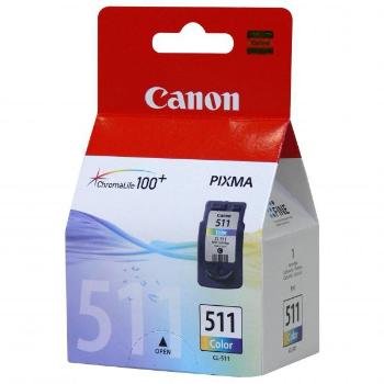 Canon originál ink CL511, color, 245str., 9ml, 2972B001, Canon MP240, MP 258, MP260, farebná