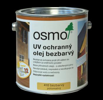 OSMO UV OCHRANNÝ OLEJ  410 - Prírodný olej bez biocídov 0,75 l 410 - bezfarebný