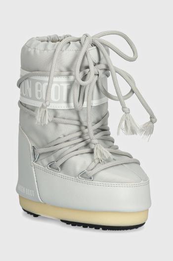 Detské snehule Moon Boot ICON NYLON šedá farba, 80D1400440