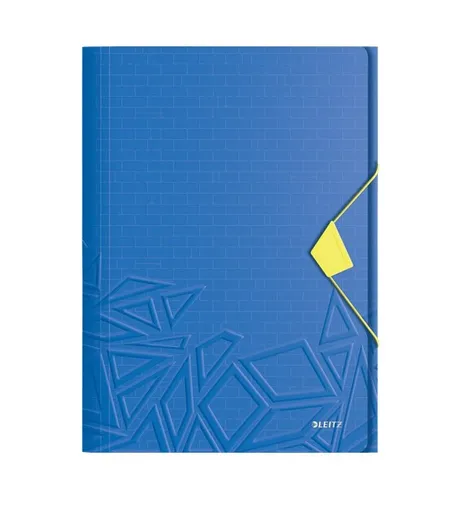 LEITZ Trojlopňové dosky UrbanChic PP, A4, modrá