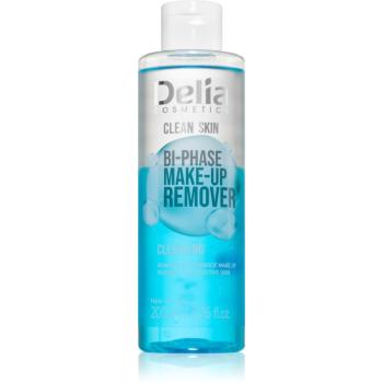 Delia Cosmetics Clean Skin dvojfázový odličovač na tvár a očné okolie 200 ml