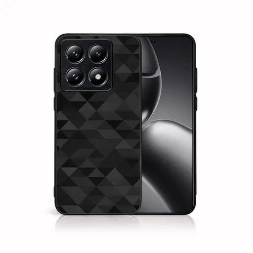 MY ART Ochranný kryt pre Xiaomi 14T BLACK TRIANGLES (232)