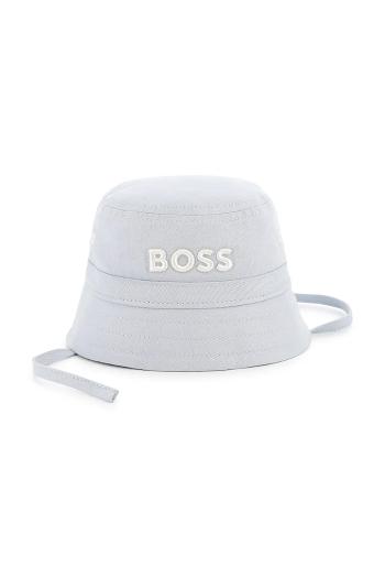 Detský bavlnený klobúk BOSS bavlnený, J51675