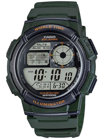 PÁNSKE HODINKY CASIO AE-1000W 3AVDF (zd073b) - SVETOVÝ ČAS + KRABIČKA