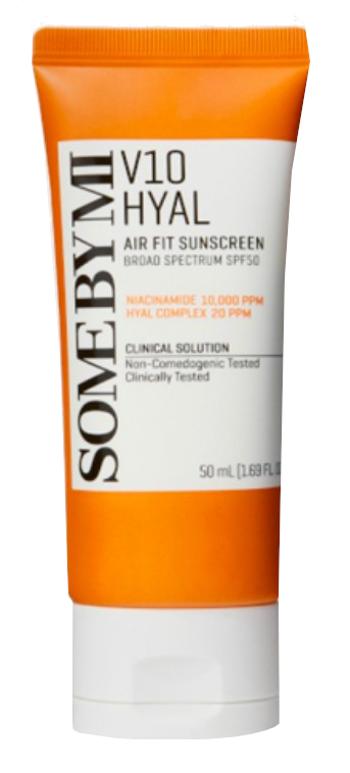 Some By Mi Vysoko ochranný hydratačný opaľovací krém SPF 50 V10 Hyal (Air Fit Sunscreen) 50 ml