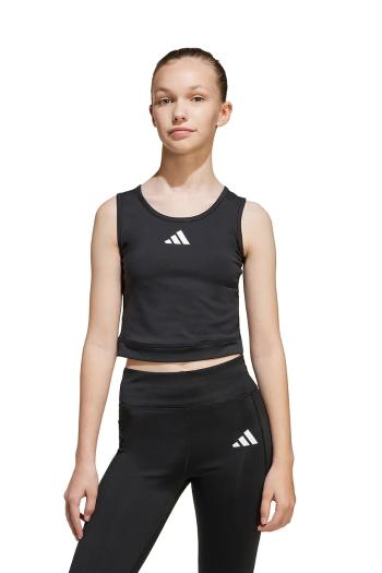 Detský top adidas čierna farba, JJ0998