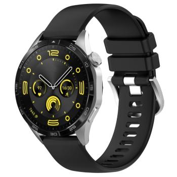 SILICONE Vymeniteľný remienok pre Huawei Watch GT 5 Pro 46mm čierny