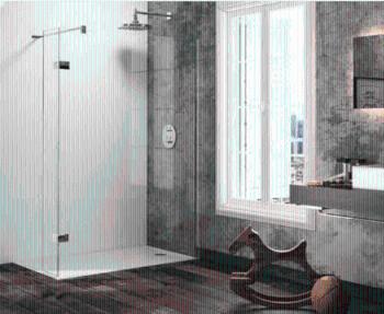 Sprchová zástena walk-in 100 cm Huppe Solva pure ST3703.092.322