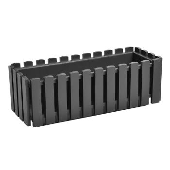 Ghiveci Gardenico Fency, antracit, 50 x 18,5 cm, gri, 50 cm