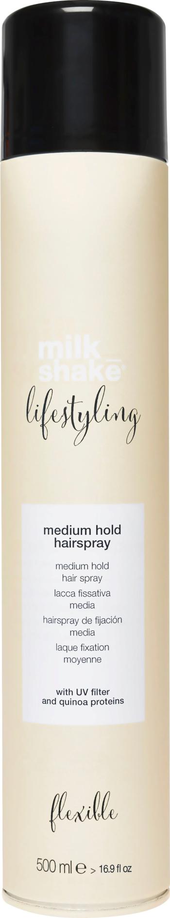 Milk Shake Lak na vlasy so strednou fixáciou (Medium Hold Hairspray) 500 ml