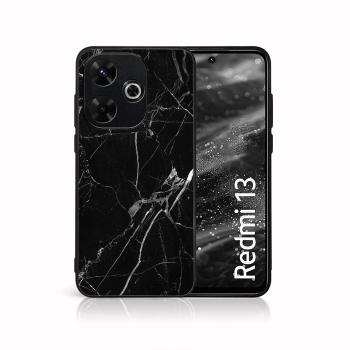 MY ART Ochranný kryt pre Xiaomi Redmi 13 BLACK MARBLE (142)