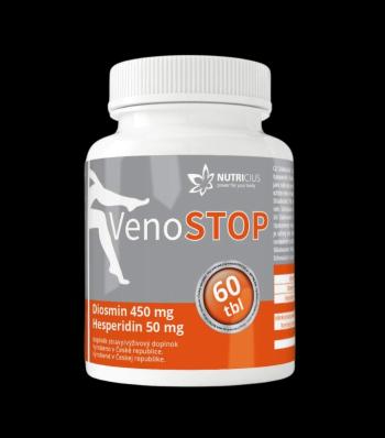 NUTRICIUS VenoSTOP Diosmín 450 mg / Hesperidín 50 mg 60 tabliet