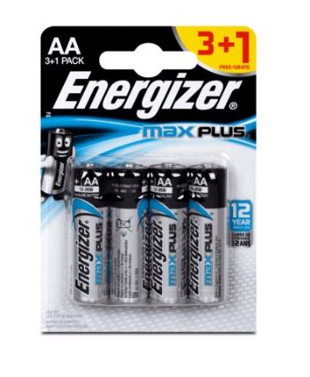 ENERGIZER MAX PLUS AA FSB4 3+1