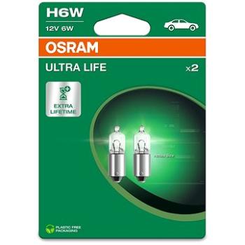 Osram Ultralife H6W, 12 V, 6 W, BAX9s, 2 kusy v balení (64132ULT-02B)