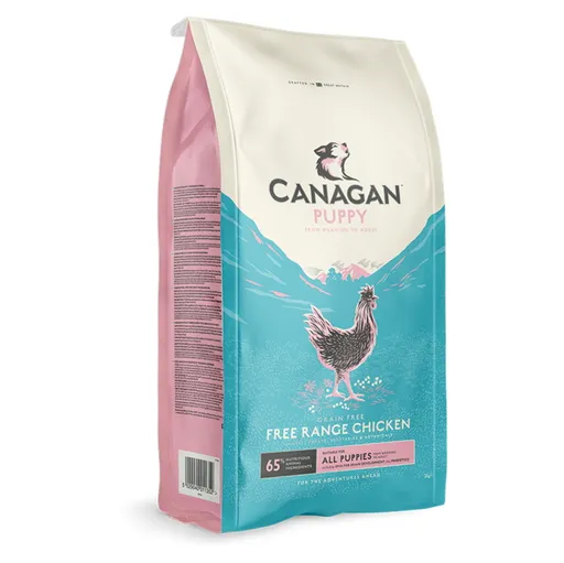 CANAGAN Puppy Free range kuracie granule pre šteňatá, Hmotnosť balenia (g): 2 kg
