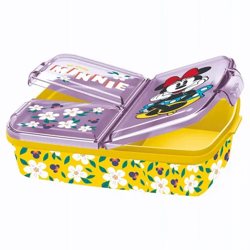 STOR Plastový desiatový box MINNIE 17,5x14x5,5cm