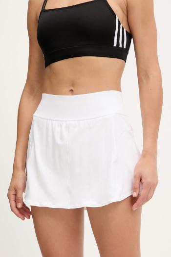 Športová sukňa adidas Performance Tennis biela farba, mini, áčkový strih, JE7102