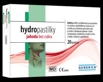 GENERICA hydropastilky jahoda bez cukru 20 pastilek